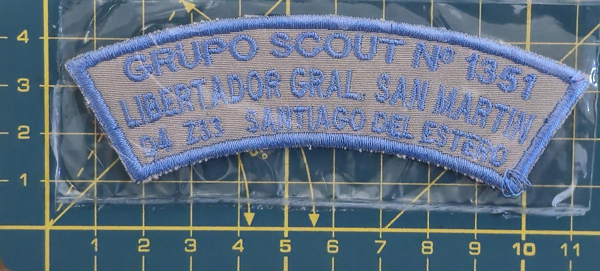 Grupo Scout Nº1351 Libertador Gral. San Martin D4 Z33 Santiago del Est